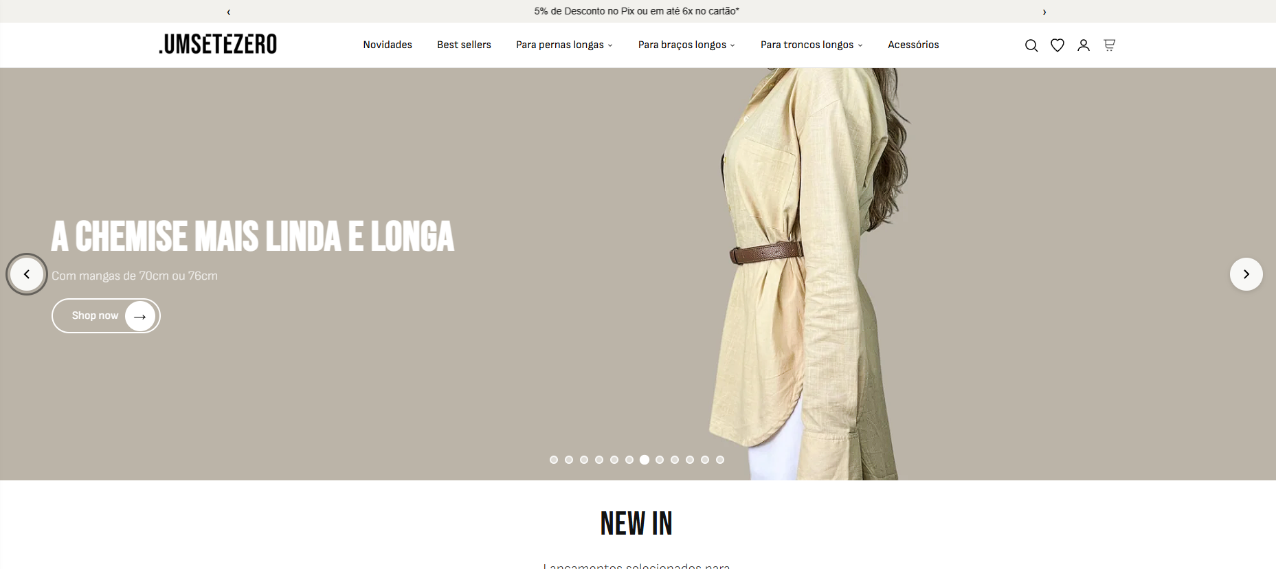 Screenshot do projeto e-commerce